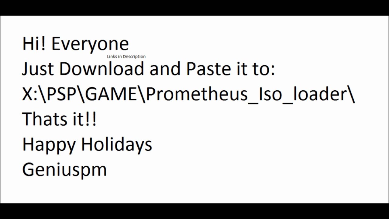Download prometheus iso loader for psp 6.20